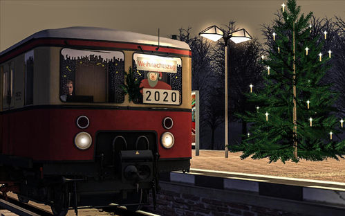 "Through the Heart of Berlin" - The Christmas train.